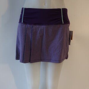 NWT Womens Lucy Tech "Fast As You Can" Purple Active Skirt Sz M